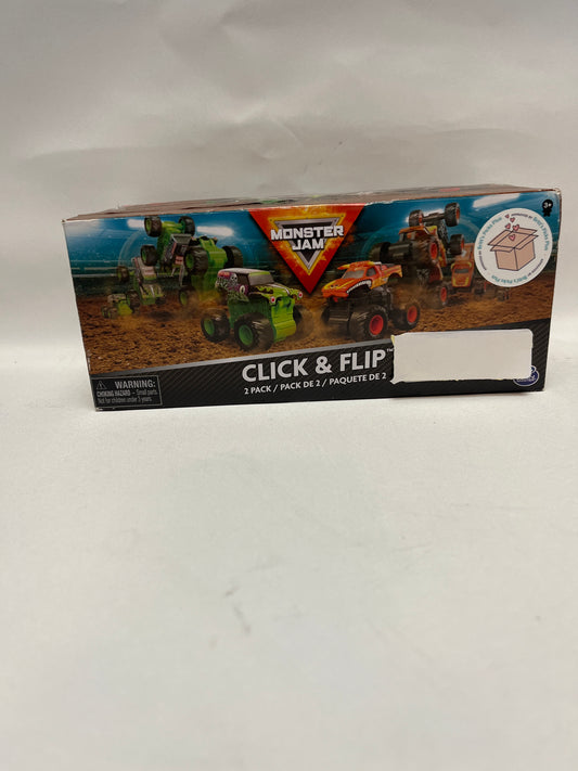 Monster Jam Clip & Flip Truck 2-Pack