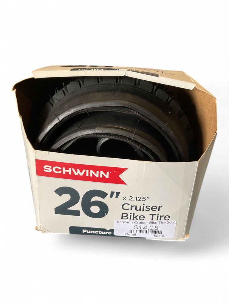 Schwinn Cruiser Bike Tire 26 x 2.125