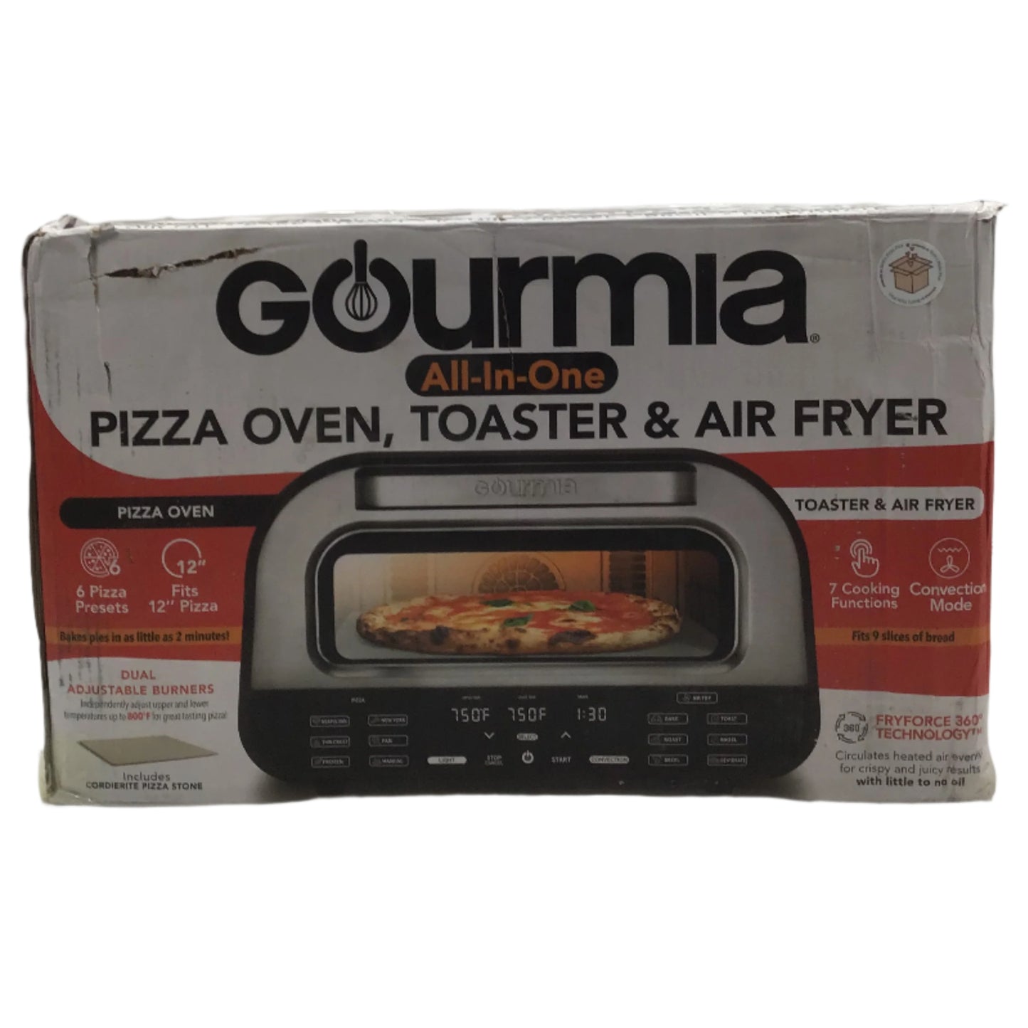 Gourmia All-In-One Pizza & Air Fryer Oven