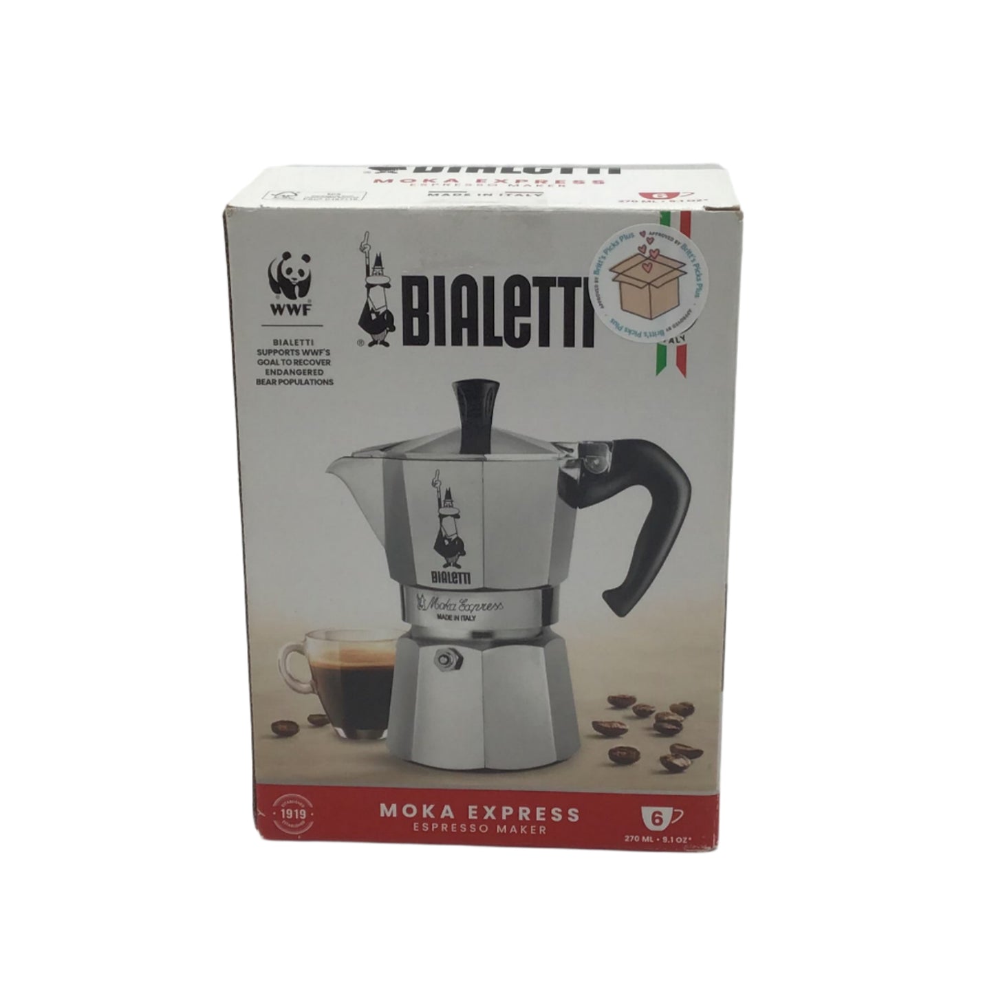 BIALETTI Moka 6-Cup Espresso Maker