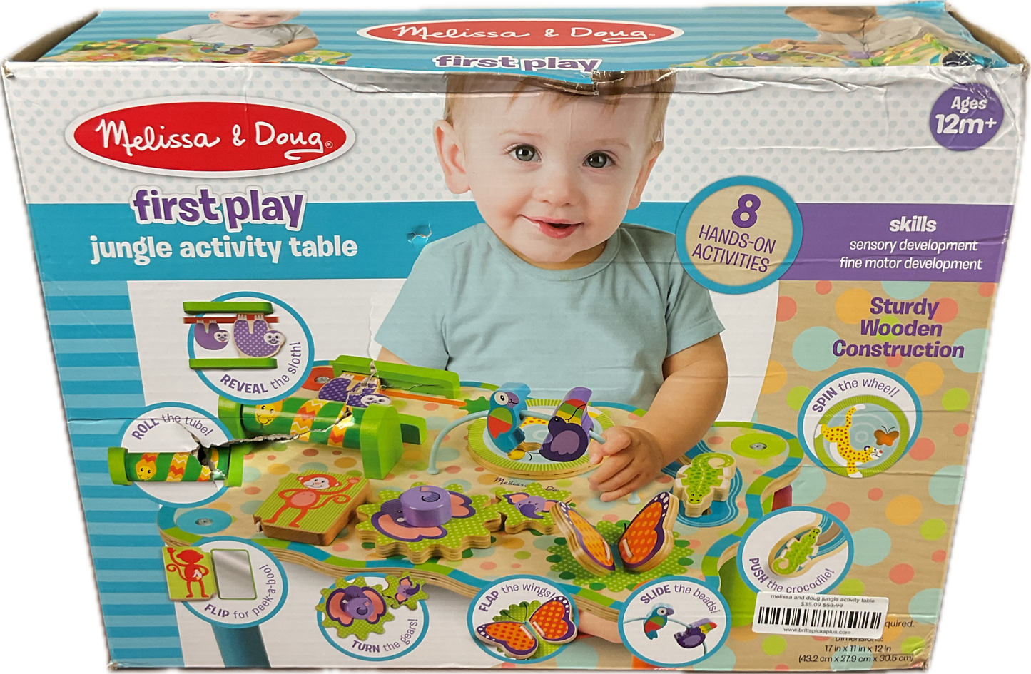 melissa and doug jungle activity table