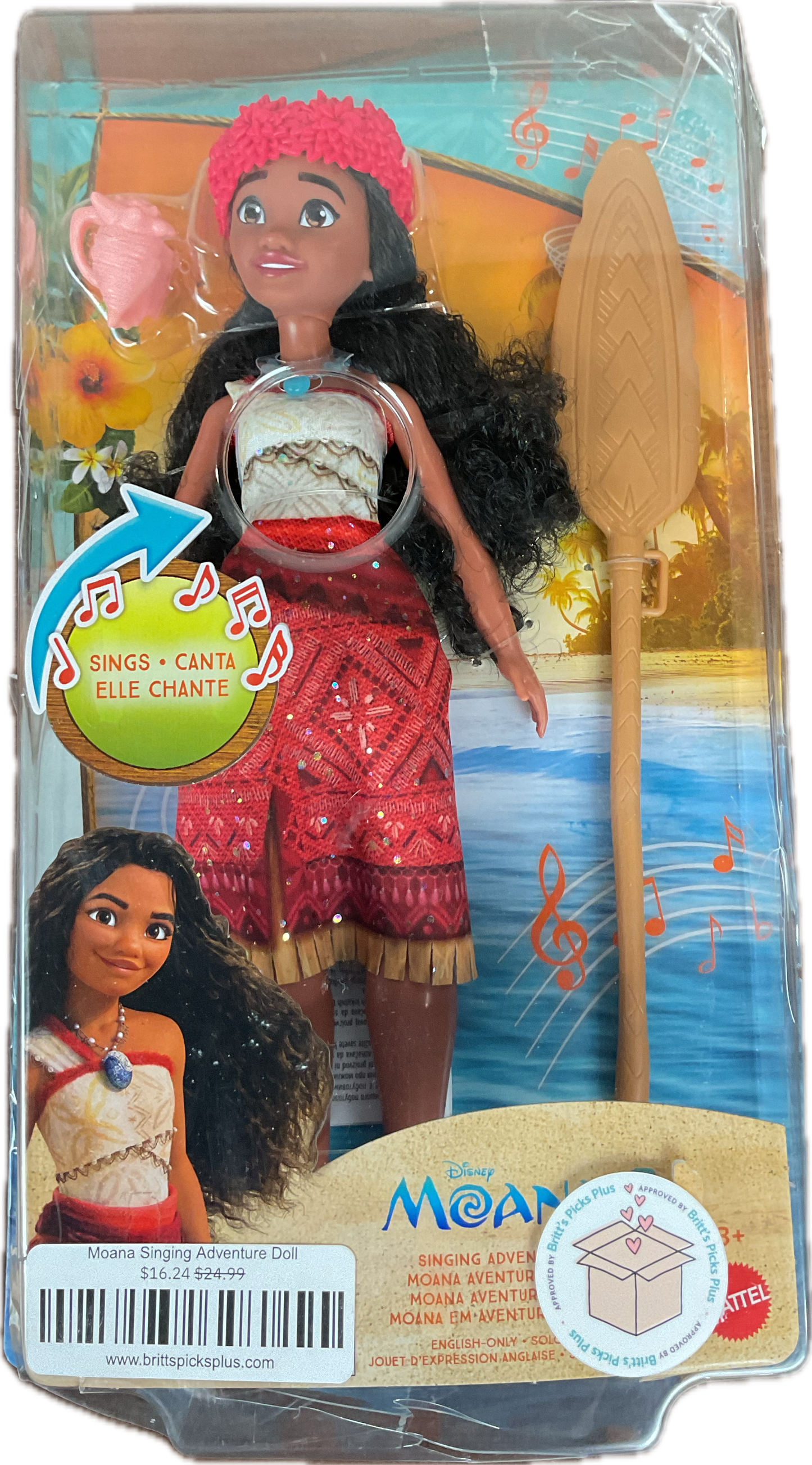 Moana Singing Adventure Doll
