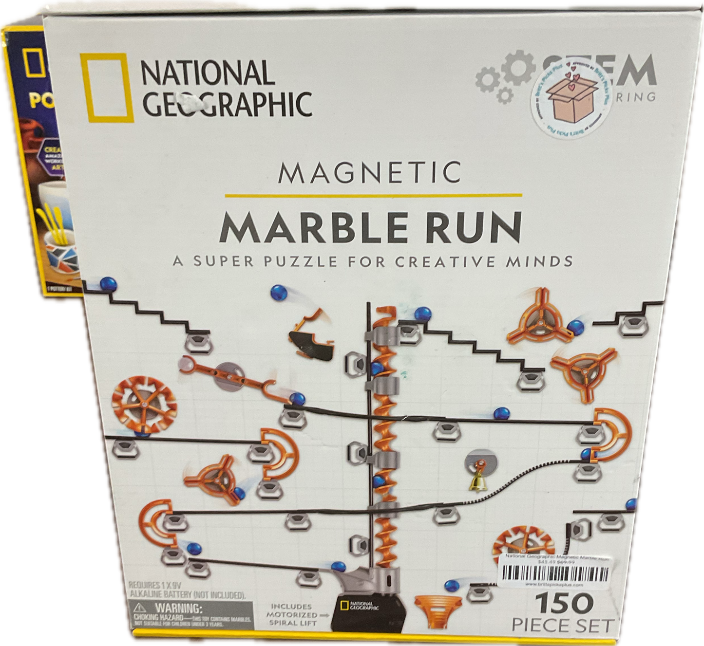 National Geographic Magnetic Marble Run
