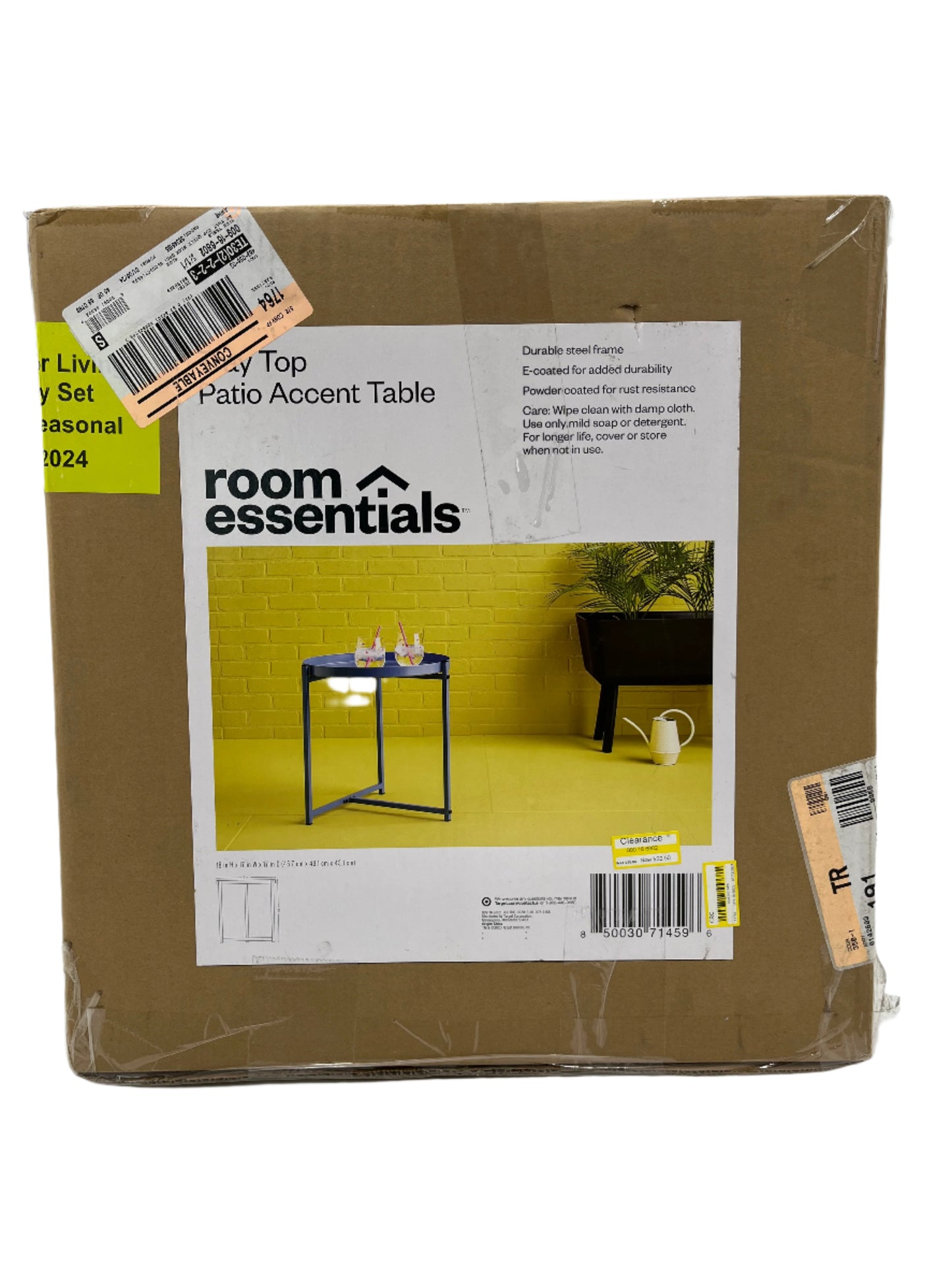 Steel Portable Side Table