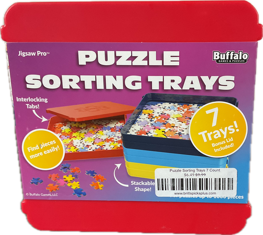 Puzzle Sorting Trays 7 Count