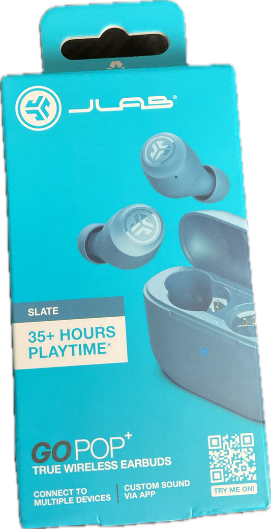 JLab GO Air Pop Earbuds - Slate