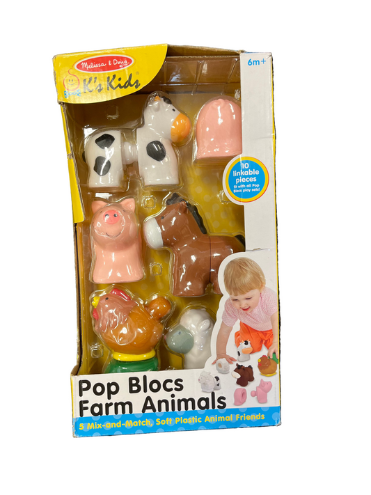 Melissa and Doug Pop Blocs Farm Animals