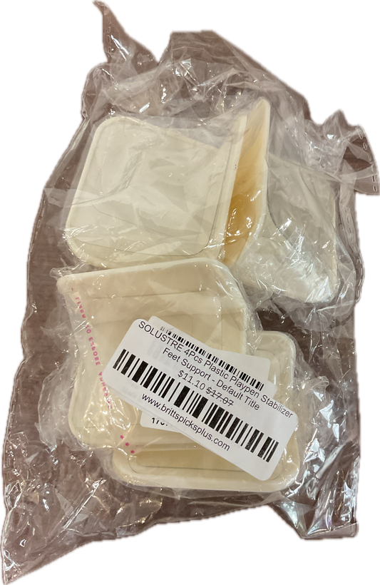 SOLUSTRE 4Pcs Plastic Playpen Stabilizer Feet Support