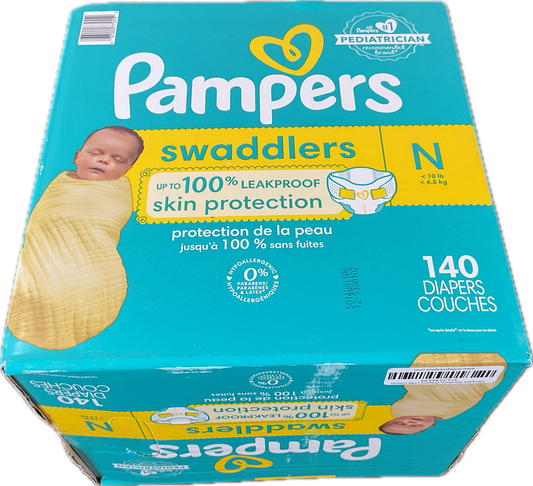 Pampers Newborn Diapers (140 Count)