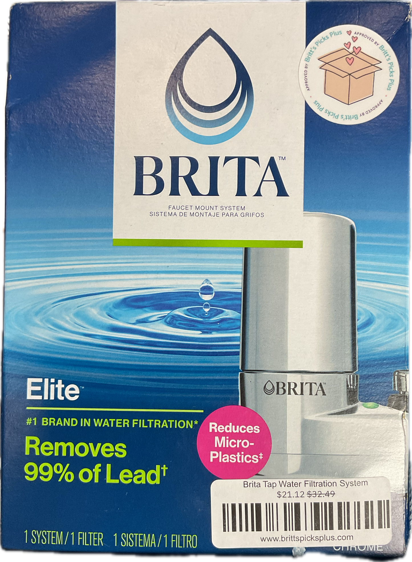Brita Tap Water Filtration System