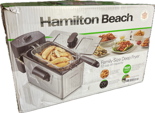 Hamilton Beach 3Q Deep Fryer-Stainless Steel