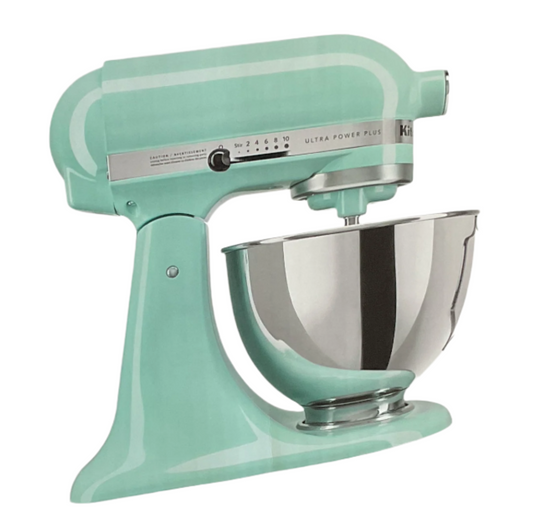 KitchenAid Ultra Power Plus 4.5qt Tilt-Head Stand Mixer - Ice Blue: Tilt-Head Mixer