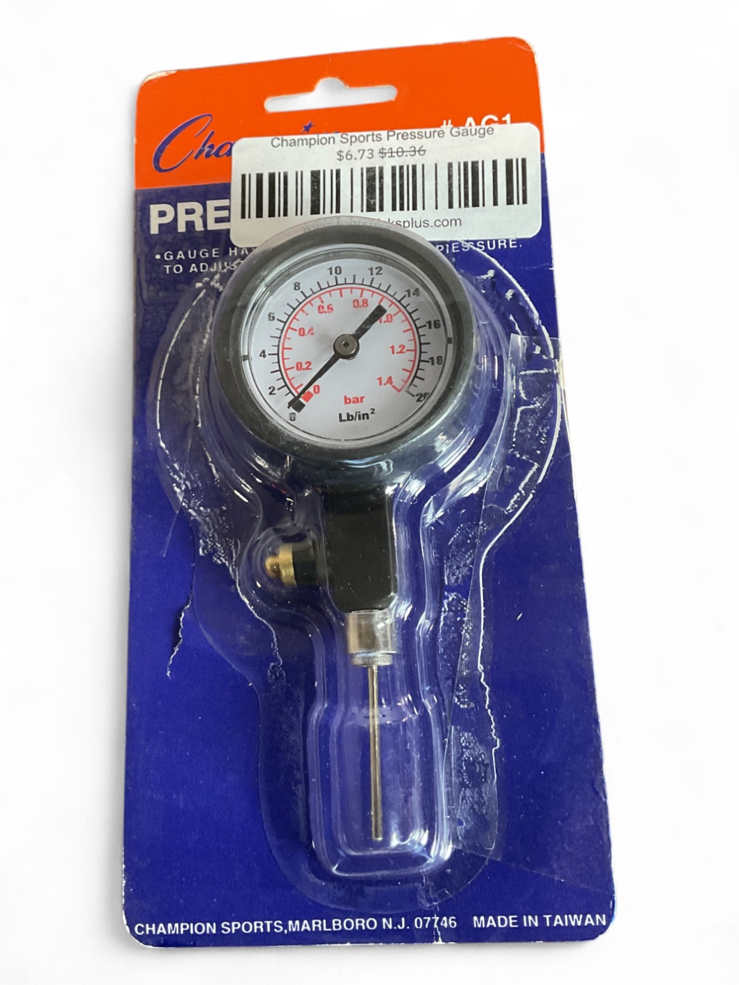Champion Sports Pressure Gauge