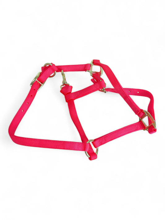 Weaver Pink Nylon Horse Halter