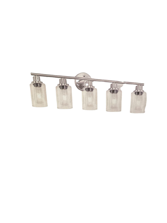 5 Light Bathroom Vanity Brushed Nickle